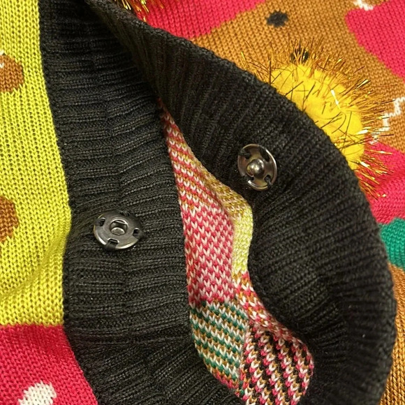 Women’s Tipsy Elves Ugly Christmas Sweater Button Down Cardigan / Size Large EUC - Picture 5 of 7